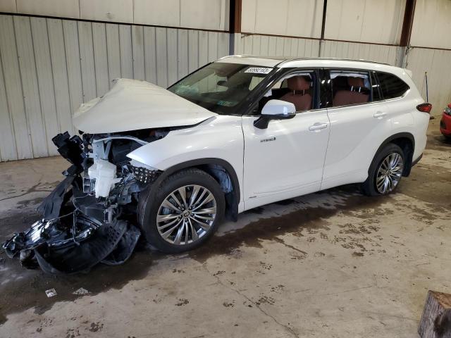 Image 1 of 2021 TOYOTA HIGHLANDER HYBRID PLATINUM 2021 with VIN 5TDEBRCH4MS033284