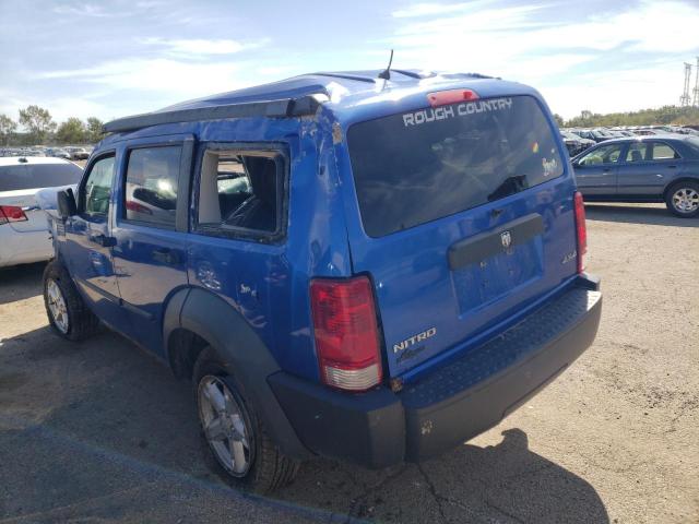 Image 3 of 2007 DODGE NITRO SXT 2007 with VIN 1D8GU28K27W598041