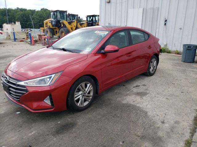 Image 1 of 2020 HYUNDAI ELANTRA SEL 2020 with VIN 5NPD84LF7LH519636