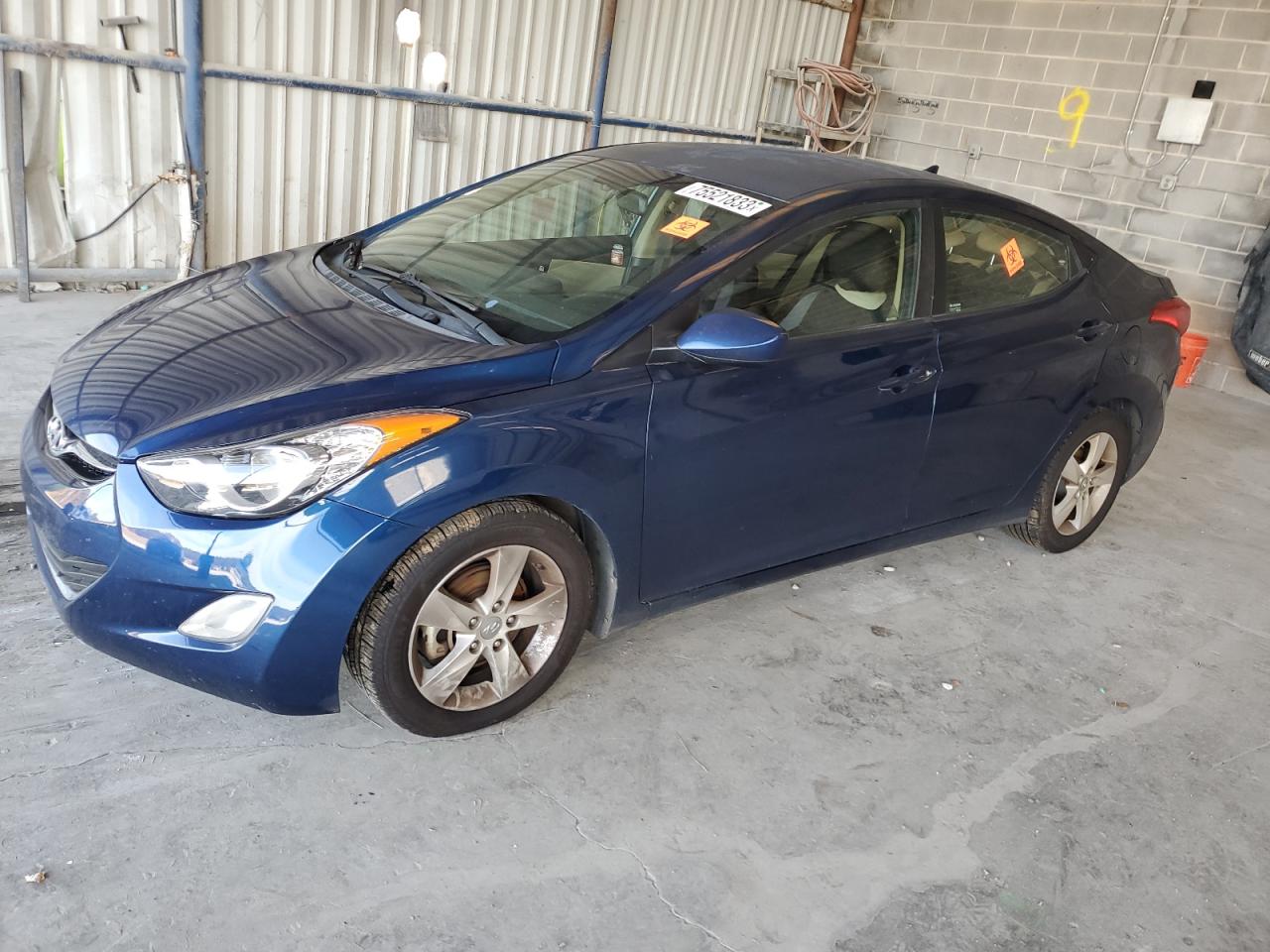 Image 1 of 2013 HYUNDAI ELANTRA GLS 2013 with VIN KMHDH4AE0DU878470