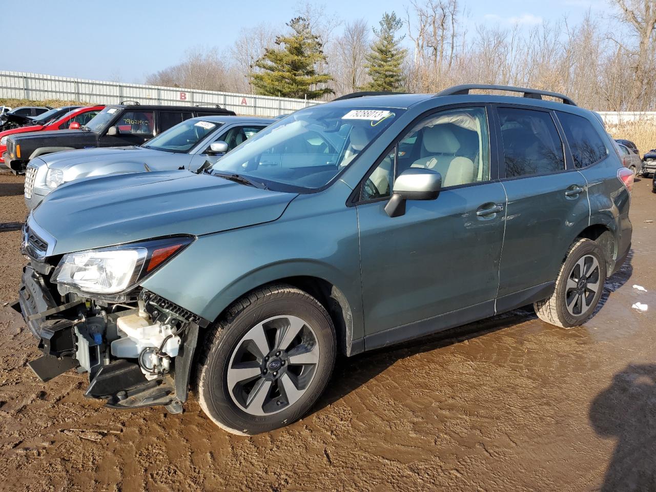 Изображение 1 2018 SUBARU FORESTER 2.5I PREMIUM 2018 с VIN JF2SJAEC2JH453569