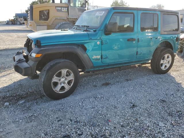 Image 1 of 2020 JEEP WRANGLER UNLIMITED SPORT 2020 with VIN 1C4HJXDN2LW130264
