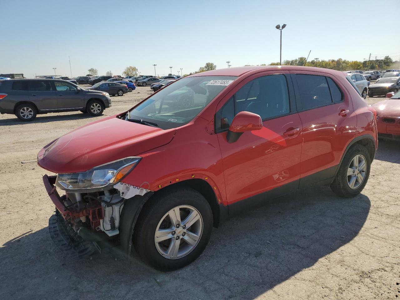 Image 1 of 2020 CHEVROLET TRAX LS 2020 with VIN KL7CJKSB7LB332754