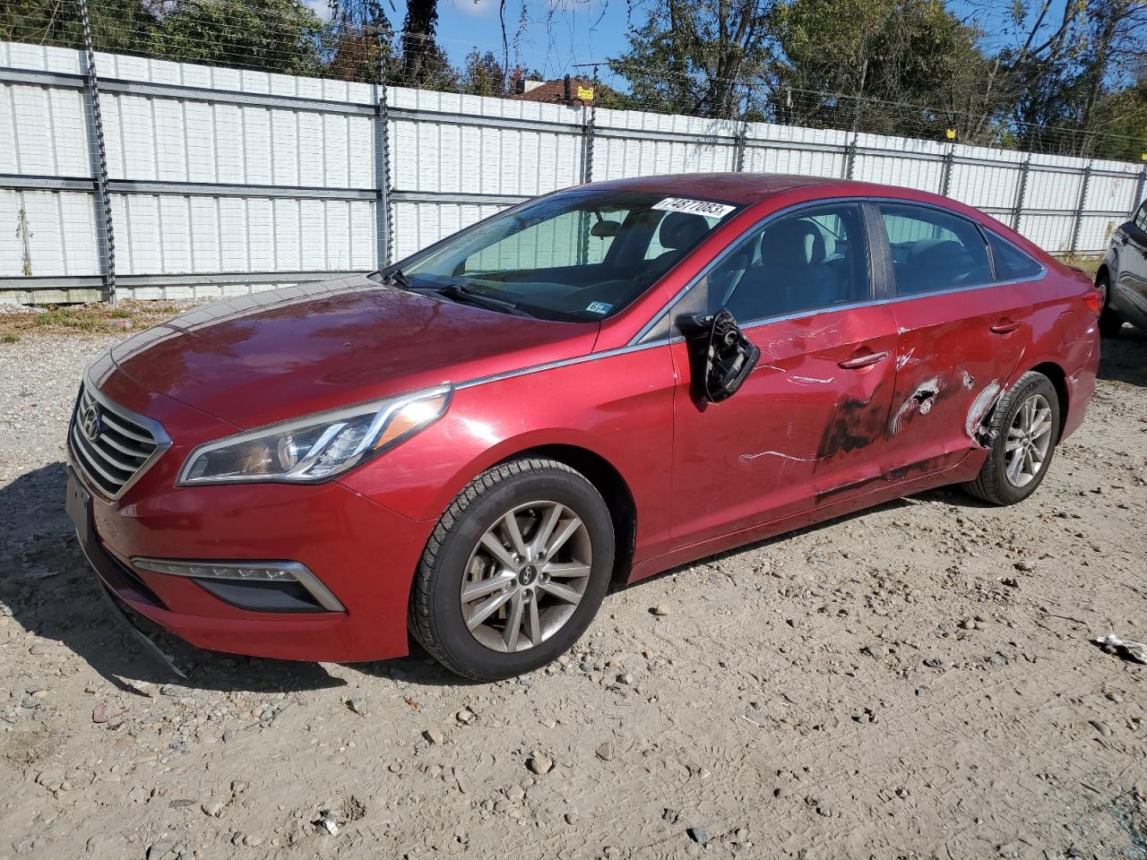 Image 1 of 2015 HYUNDAI SONATA SE 2015 with VIN 5NPE24AF5FH010903