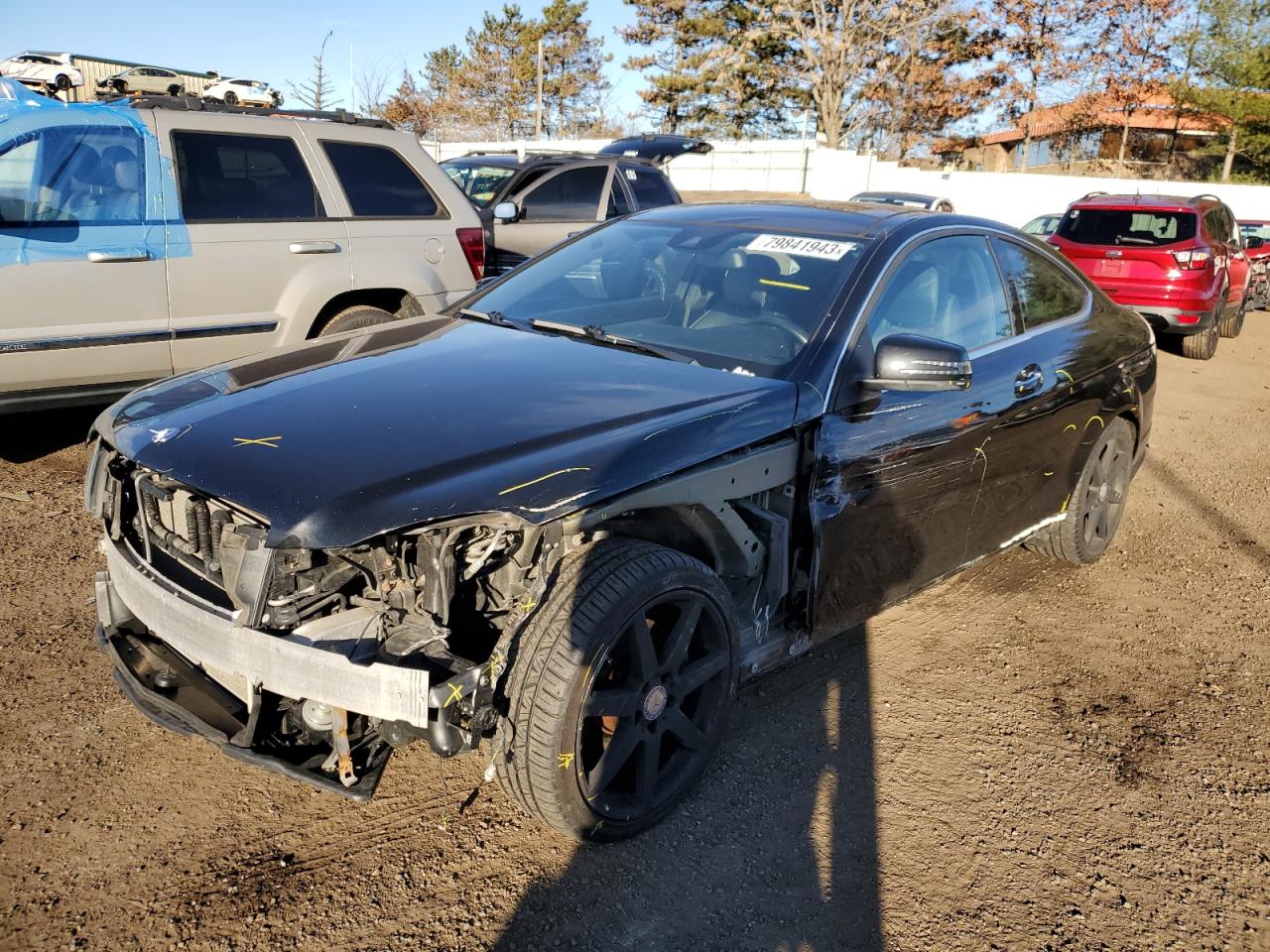 Image 1 of 2013 MERCEDES-BENZ C 350 4MATIC 2013 with VIN WDDGJ8JB2DF988479