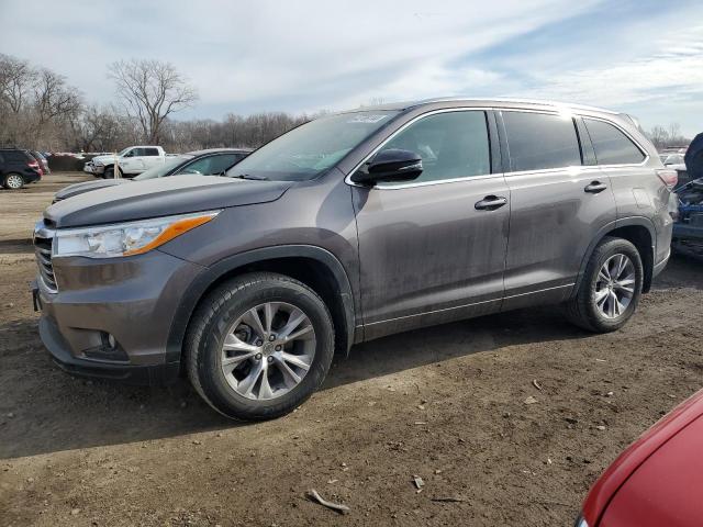 Изображение 1 2014 TOYOTA HIGHLANDER XLE 2014 с VIN 5TDJKRFH1ES057179