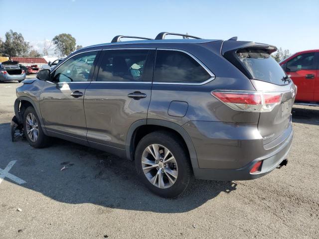 Image 2 of 2015 TOYOTA HIGHLANDER XLE 2015 with VIN 5TDKKRFH0FS084248