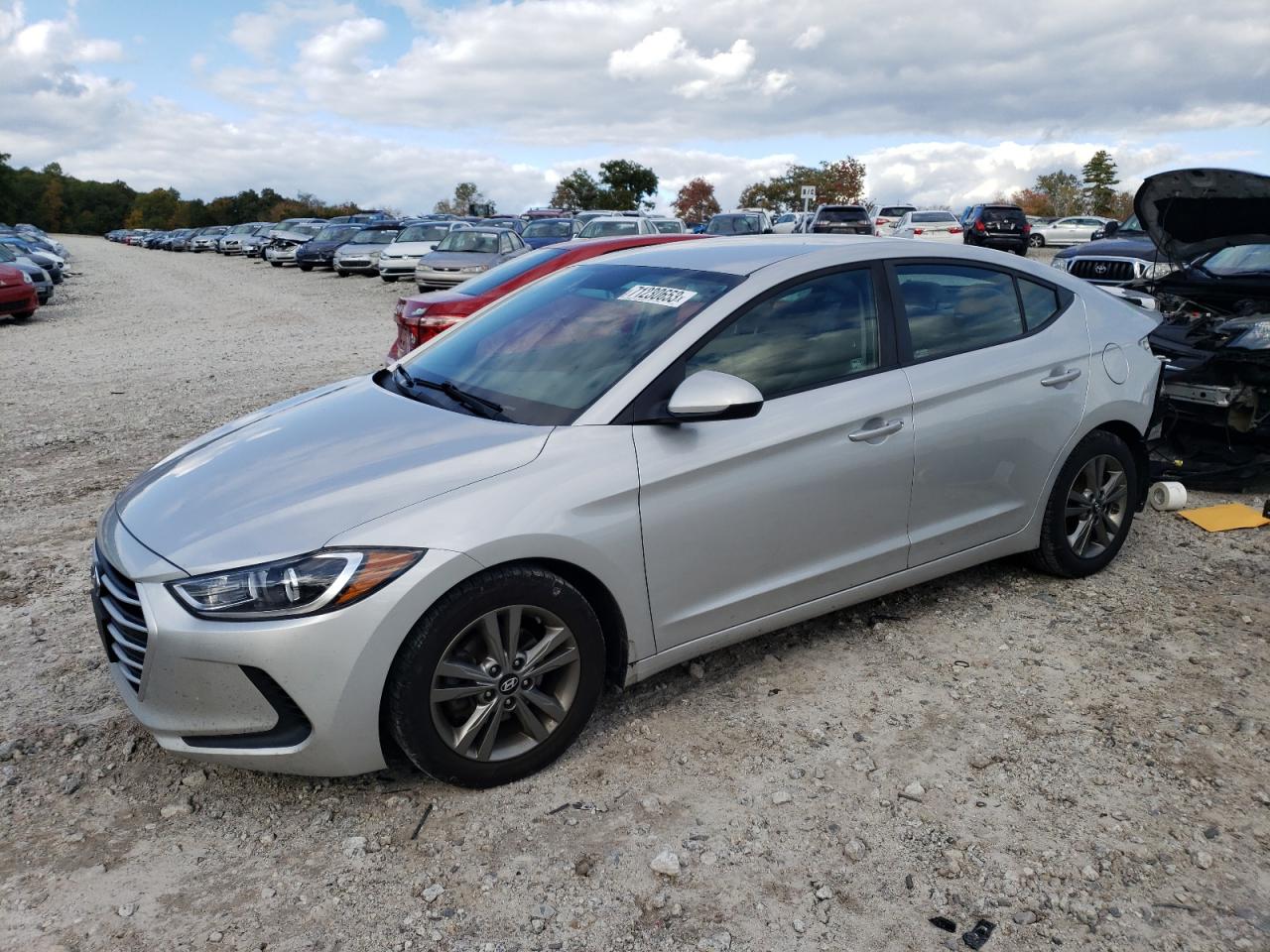 Image 1 of 2018 HYUNDAI ELANTRA SEL 2018 with VIN 5NPD84LF0JH249842