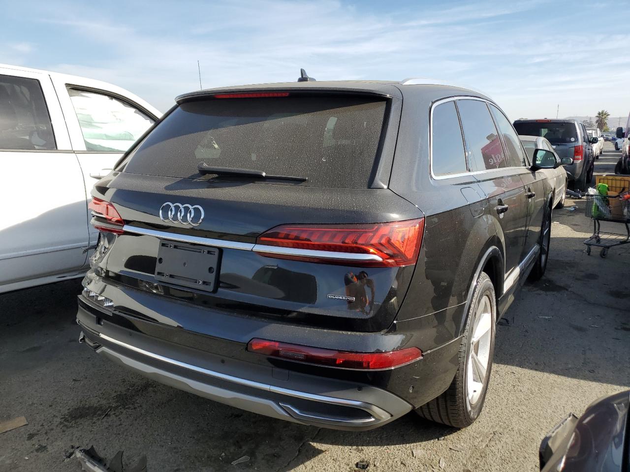 Image 3 of 2021 AUDI Q7 PREMIUM PLUS 2021 with VIN WA1LJAF7XMD027610