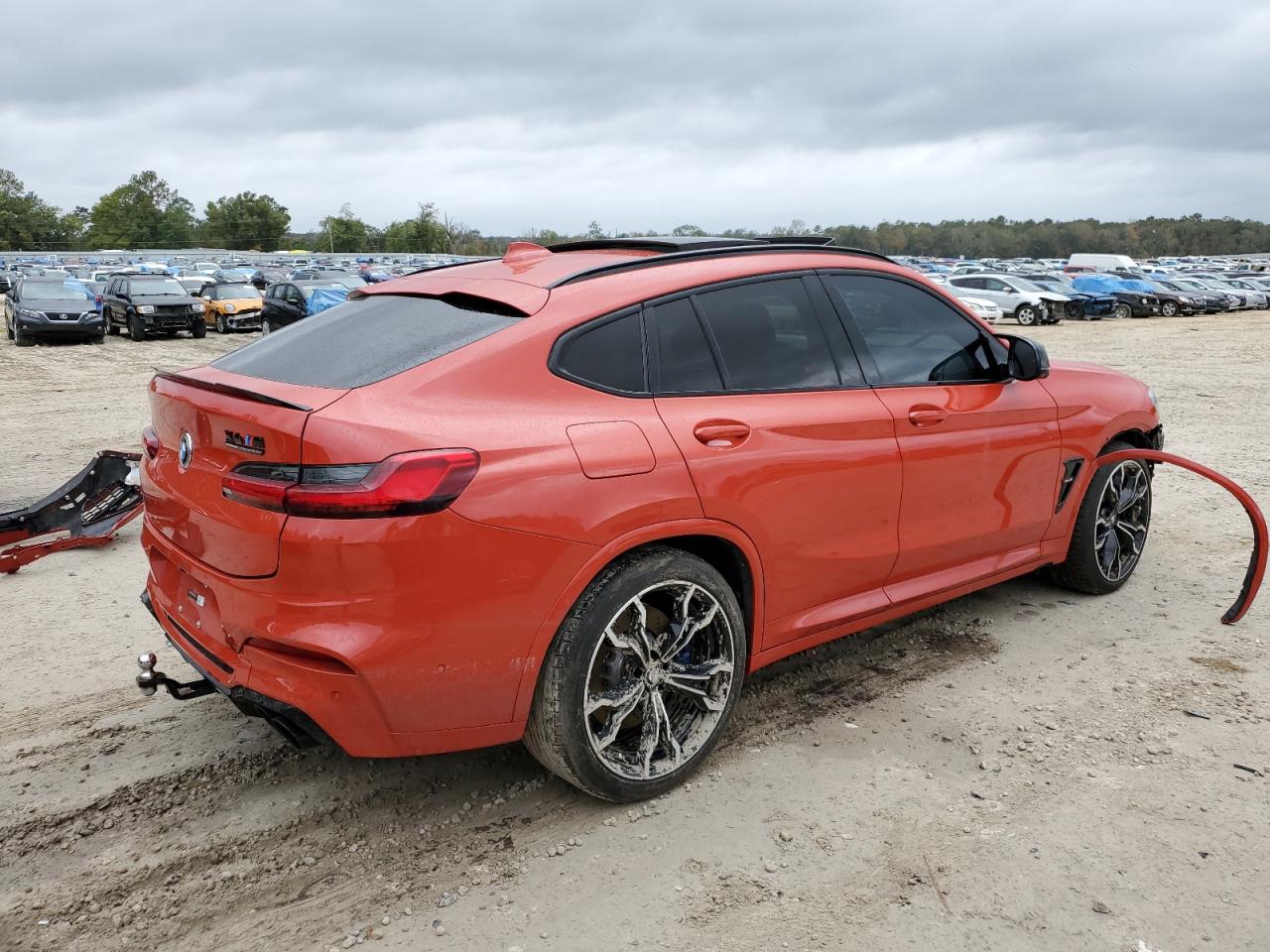 Image 3 of 2021 BMW X4 M COMPETITION 2021 with VIN 5YMUJ0C02M9F36986