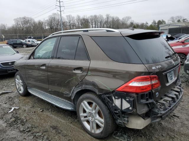 Image 2 of 2014 MERCEDES-BENZ ML 350 4MATIC 2014 with VIN 4JGDA5HB2EA384605
