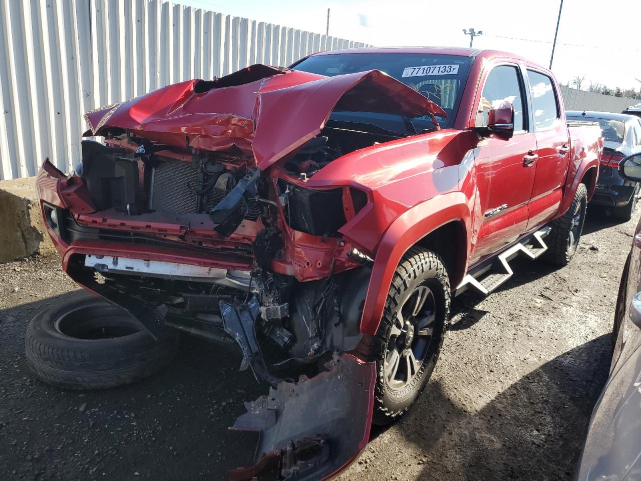 Image 1 of 2019 TOYOTA TACOMA DOUBLE CAB 2019 with VIN 3TMCZ5AN7KM202893
