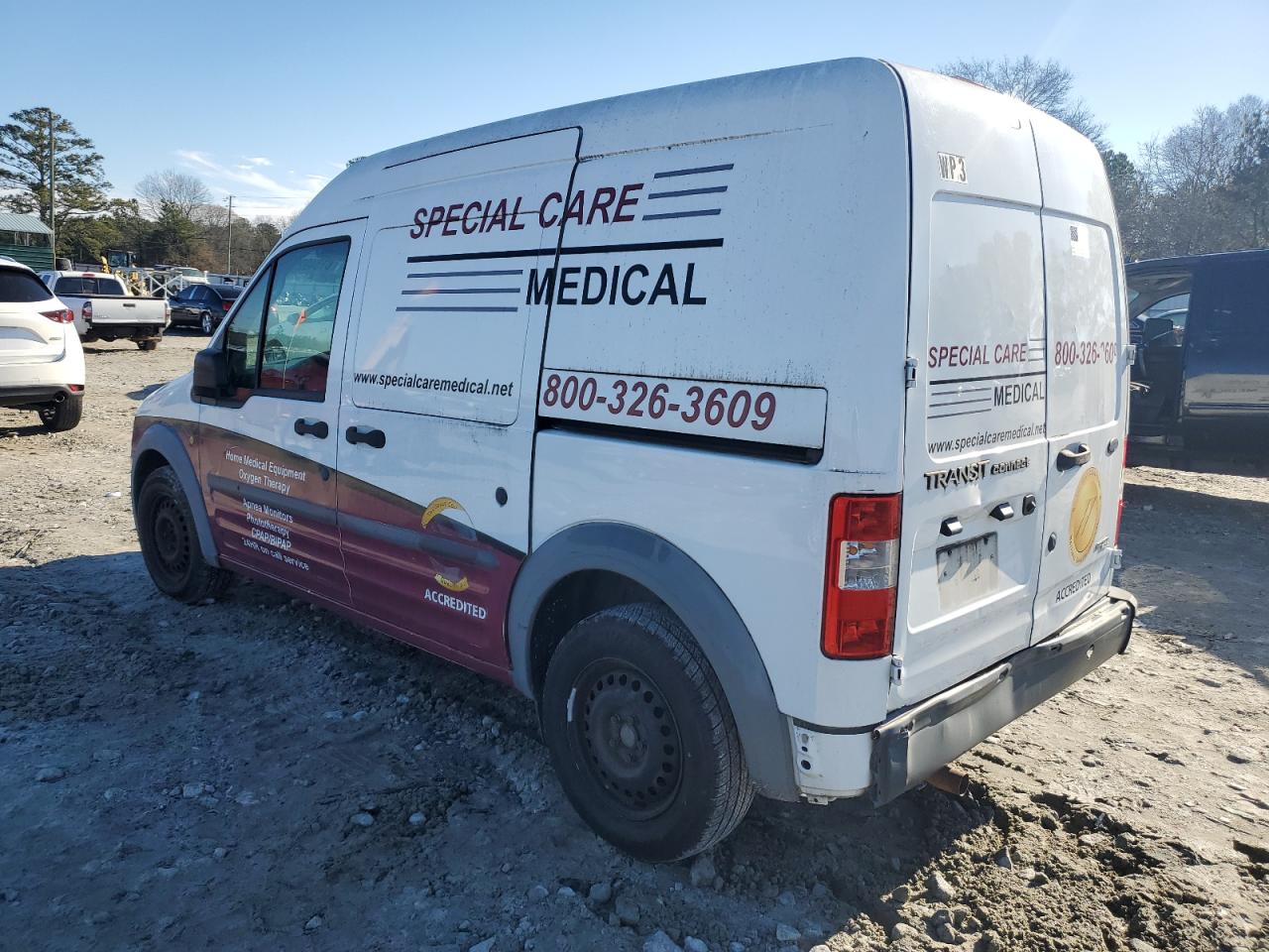 Image 2 of 2013 FORD TRANSIT CONNECT XL 2013 with VIN NM0LS7AN3DT163334