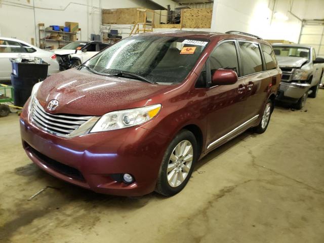 Image 1 of 2015 TOYOTA SIENNA XLE 2015 with VIN 5TDDK3DC1FS128433