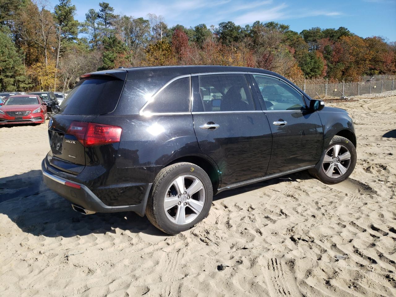 Image 3 of 2011 ACURA MDX TECHNOLOGY 2011 with VIN 2HNYD2H62BH542852