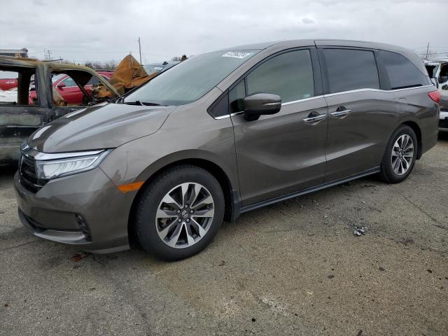 Image 1 of 2021 HONDA ODYSSEY EXL 2021 with VIN 5FNRL6H72MB036766
