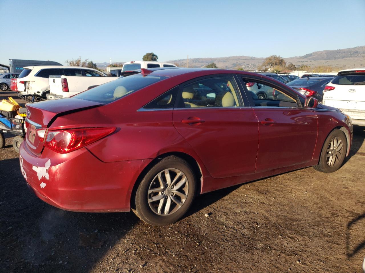Image 3 of 2012 HYUNDAI SONATA GLS 2012 with VIN 5NPEB4AC3CH324597
