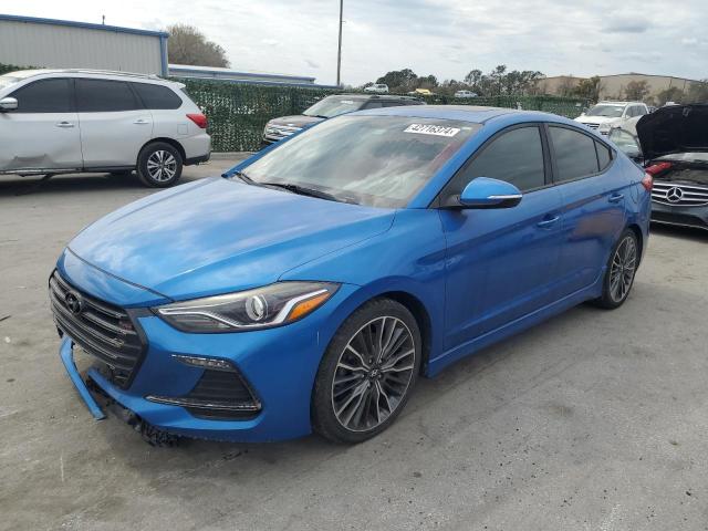 Image 1 of 2017 HYUNDAI ELANTRA SPORT 2017 with VIN KMHD04LB4HU292063