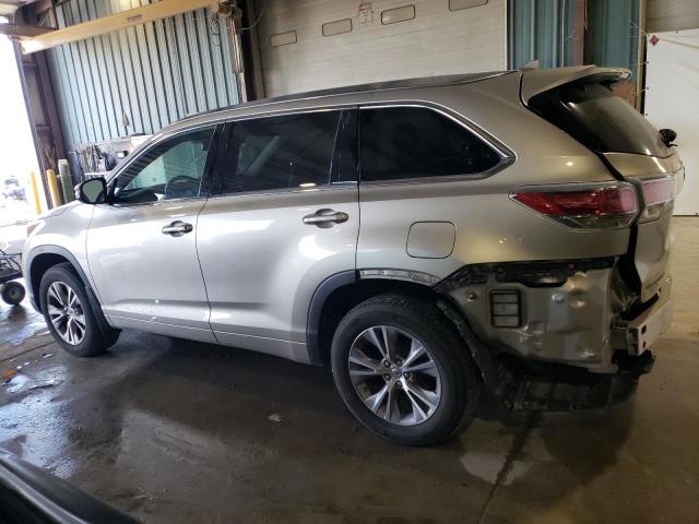 Image 2 of 2015 TOYOTA HIGHLANDER XLE 2015 with VIN 5TDJKRFH9FS168970