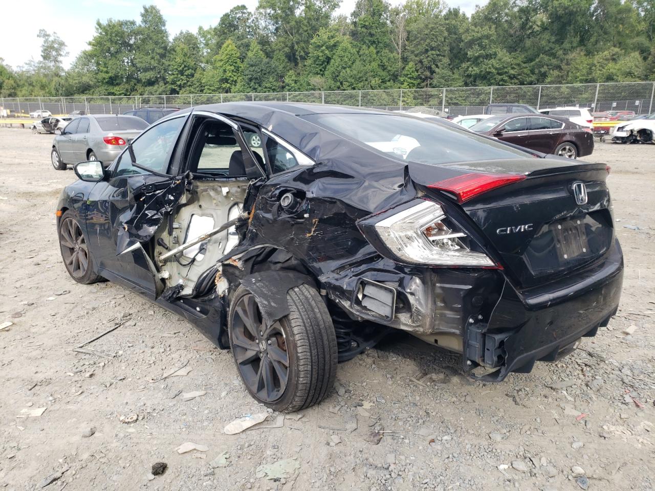 Image 2 of 2020 HONDA CIVIC SPORT 2020 with VIN 2HGFC2F86LH595223