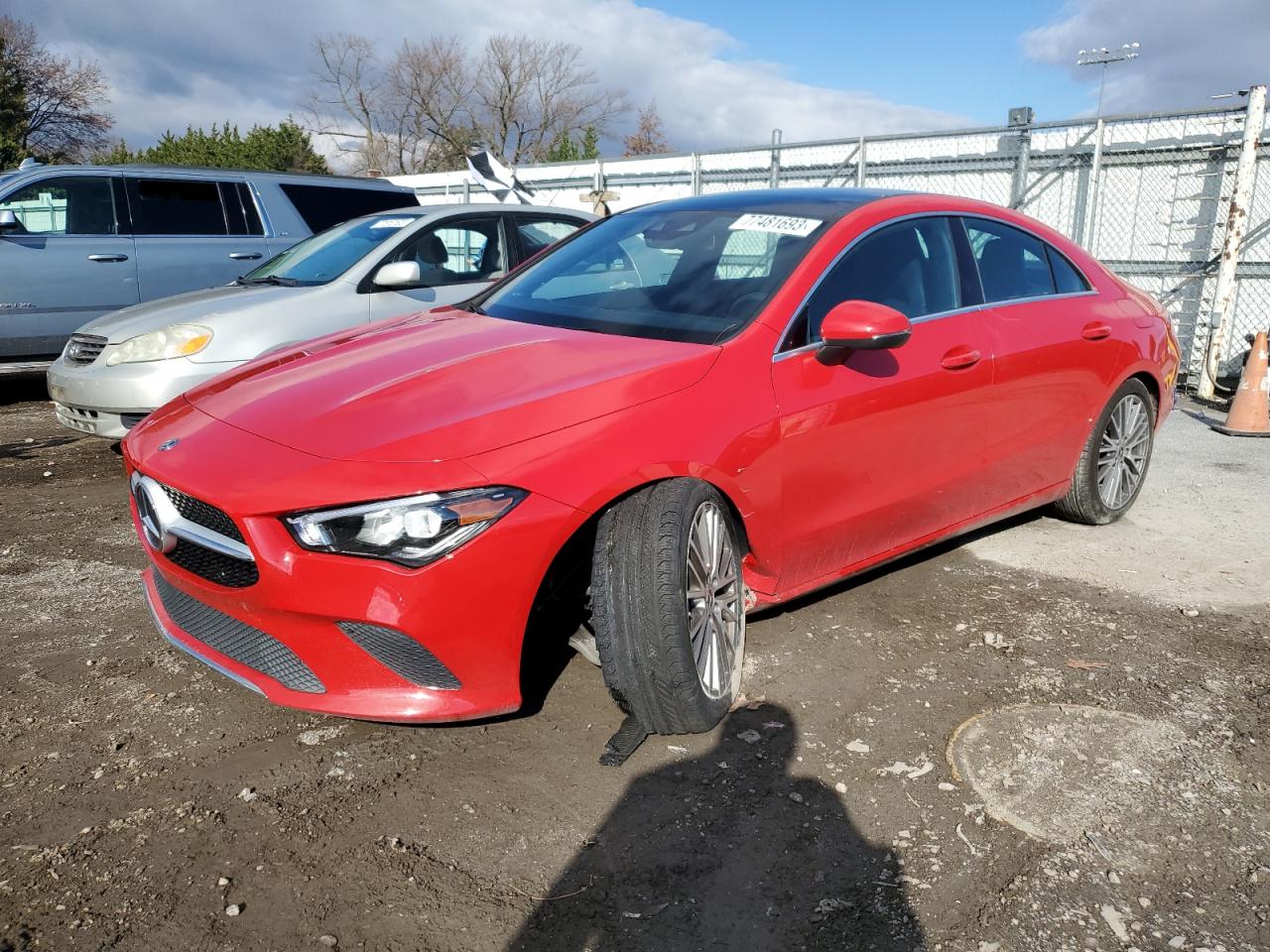 Image 1 of 2020 MERCEDES-BENZ CLA 250 4MATIC 2020 with VIN W1K5J4HB6LN086900