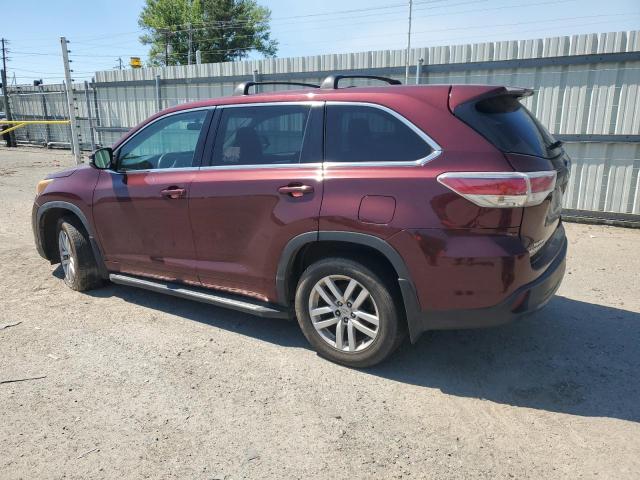 Image 2 of 2015 TOYOTA HIGHLANDER LE 2015 with VIN 5TDZARFH1FS009804