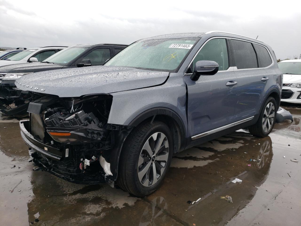 Image 1 of 2021 KIA TELLURIDE EX 2021 with VIN 5XYP34HC1MG169861
