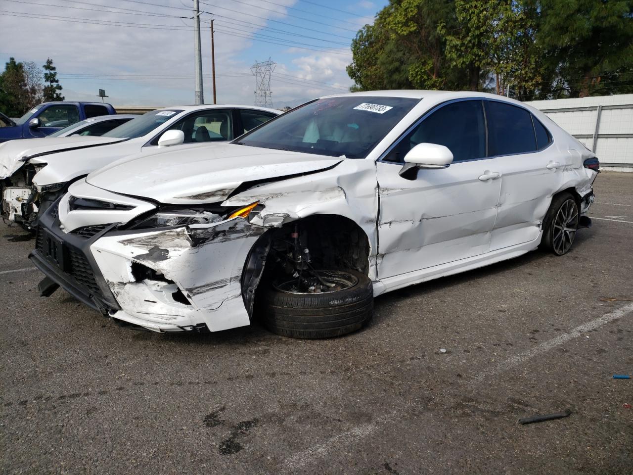 Image 1 of 2023 TOYOTA CAMRY SE NIGHT SHADE 2023 with VIN 4T1T11AK7PU746296