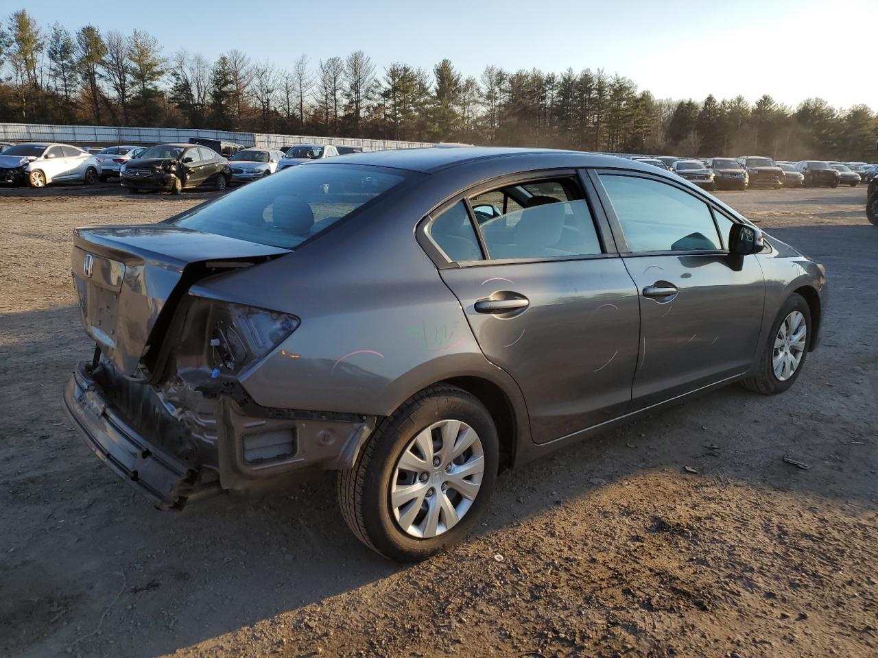 Obraz 3 z 2012 HONDA CIVIC LX 2012 z VIN 19XFB2F58CE350703