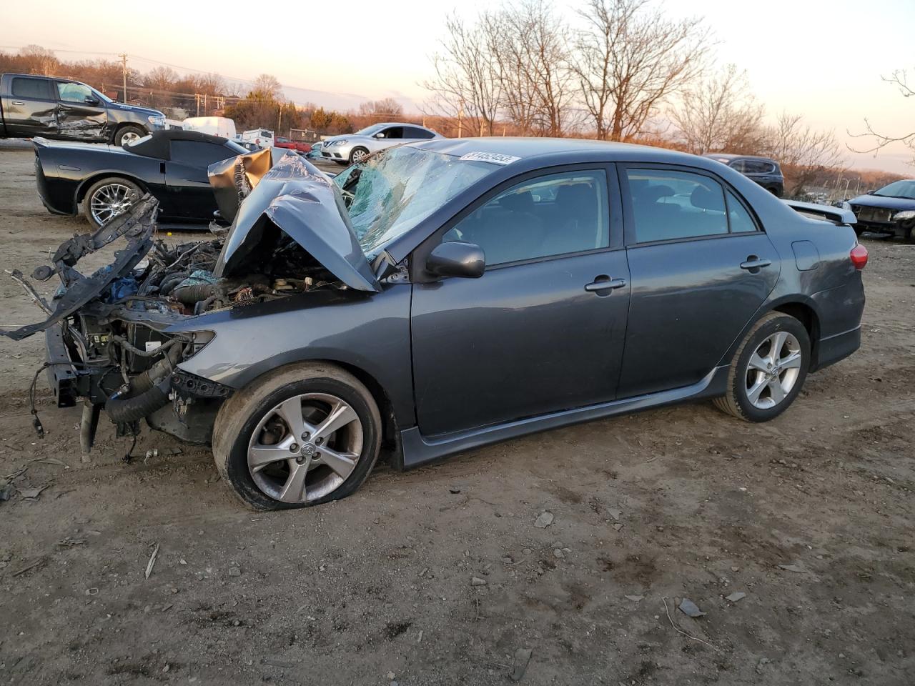 Image 1 of 2012 TOYOTA COROLLA BASE 2012 with VIN 2T1BU4EE4CC893423
