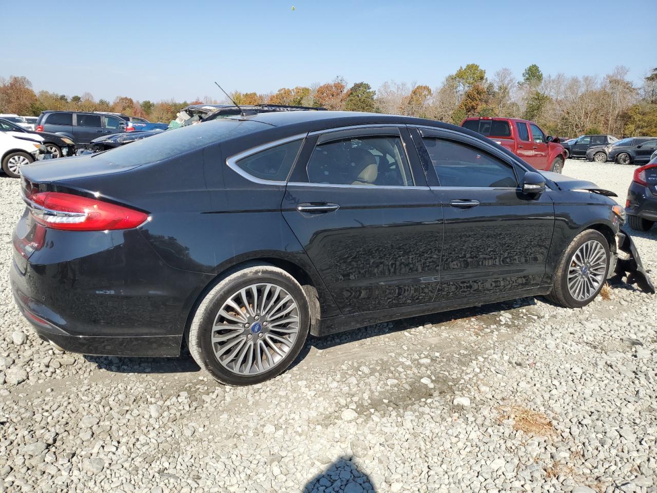 Image 3 of 2017 FORD FUSION SE 2017 with VIN 3FA6P0HD1HR339252