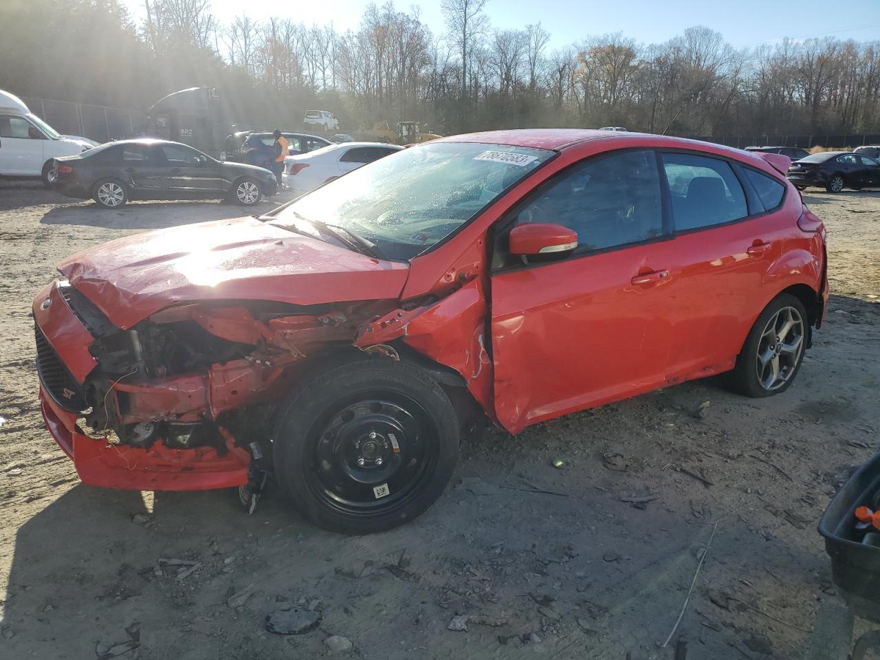 Image 1 of 2017 FORD FOCUS ST 2017 with VIN 1FADP3L9XHL288957