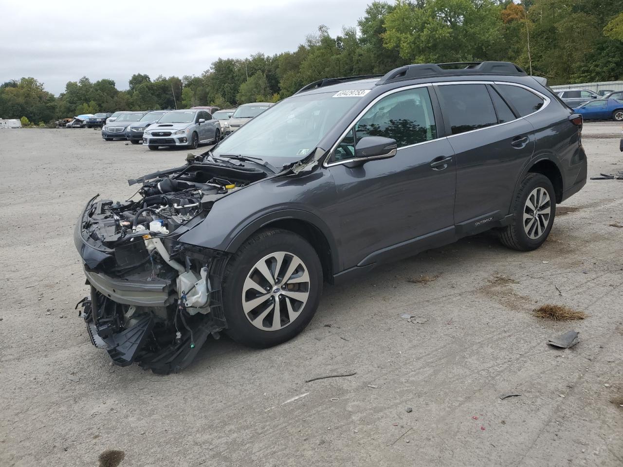 Image 1 of 2020 SUBARU OUTBACK PREMIUM 2020 with VIN 4S4BTAEC0L3235392