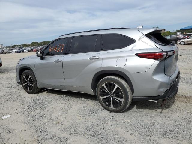 Image 2 of 2021 TOYOTA HIGHLANDER XSE 2021 with VIN 5TDLZRAH3MS089500