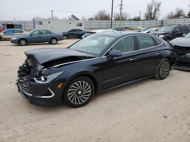 Изображение 1 2021 HYUNDAI SONATA HYBRID 2021 с VIN KMHL54JJ8MA022482