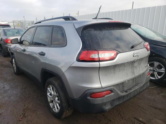 Image 3 of 2017 JEEP CHEROKEE SPORT 2017 with VIN 1C4PJLAB2HW593074