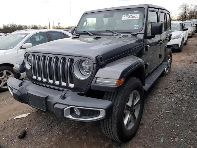 Image 1 of 2021 JEEP WRANGLER UNLIMITED SAHARA 2021 with VIN 1C4HJXEG9MW852770