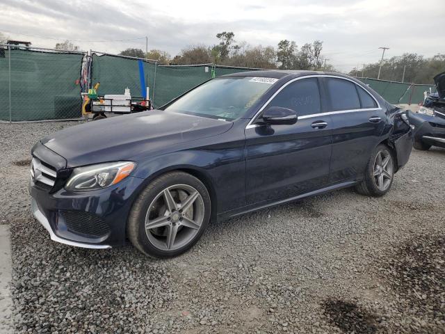 Image 1 of 2017 MERCEDES-BENZ C 300 4MATIC 2017 with VIN 55SWF4KB0HU182180