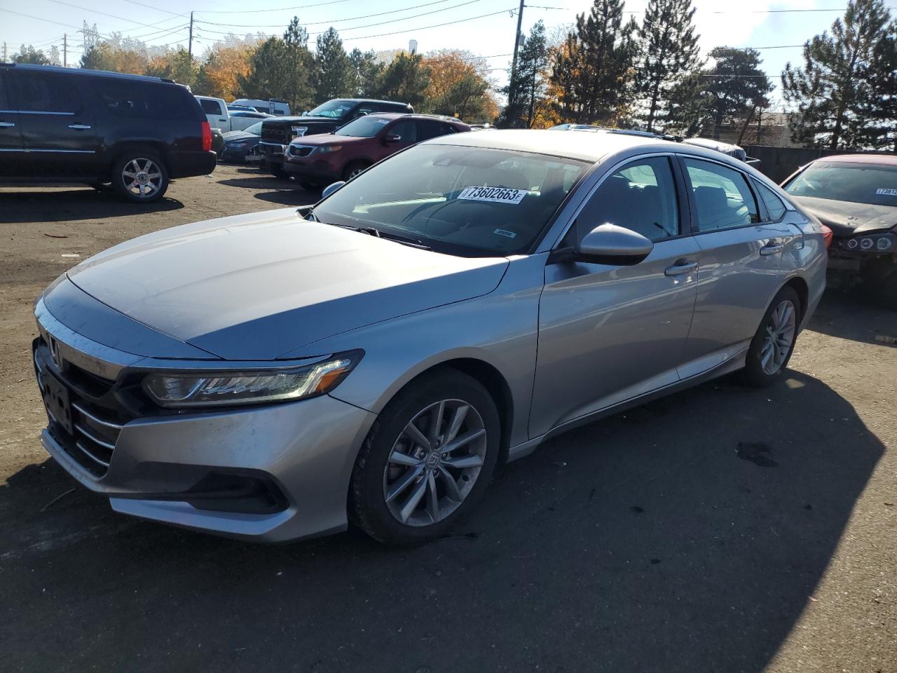 Изображение 1 2021 HONDA ACCORD LX 2021 с VIN 1HGCV1F18MA072859