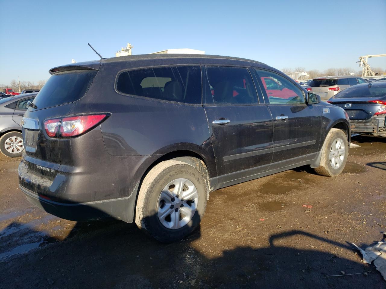 Image 3 of 2014 CHEVROLET TRAVERSE LS 2014 with VIN 1GNKRFKD6EJ328937