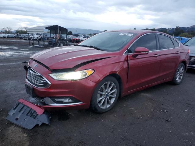 Image 1 of 2017 FORD FUSION SE 2017 with VIN 3FA6P0HD7HR222307