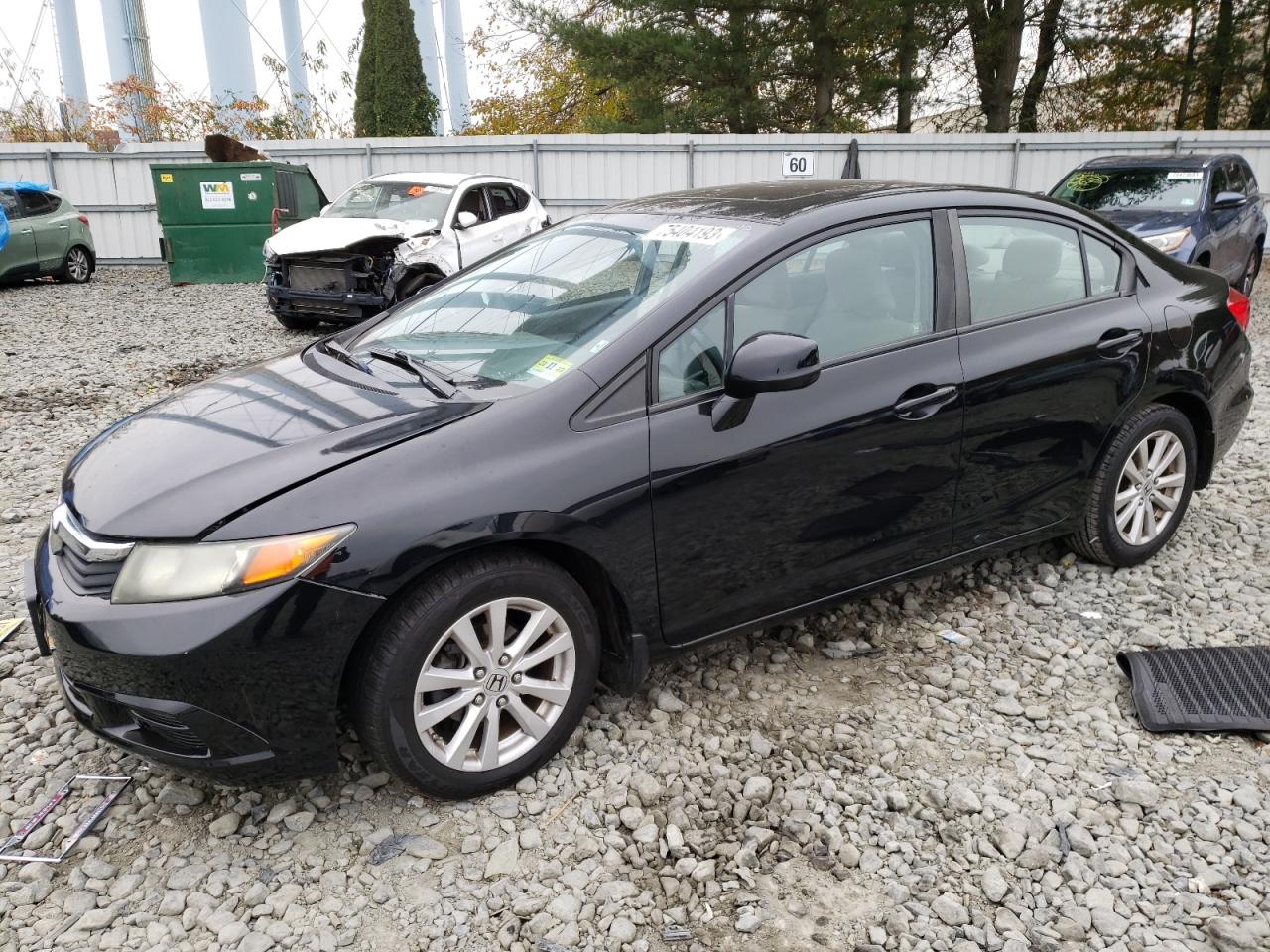 Image 1 of 2012 HONDA CIVIC EX 2012 with VIN 2HGFB2F85CH310515