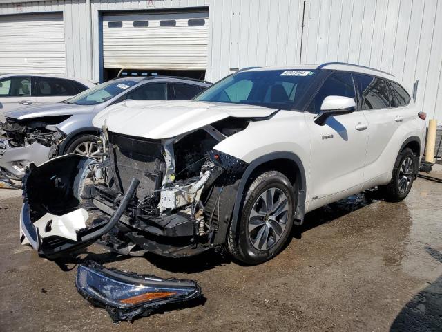 Изображение 1 2021 TOYOTA HIGHLANDER HYBRID XLE 2021 с VIN 5TDGBRCH3MS515012