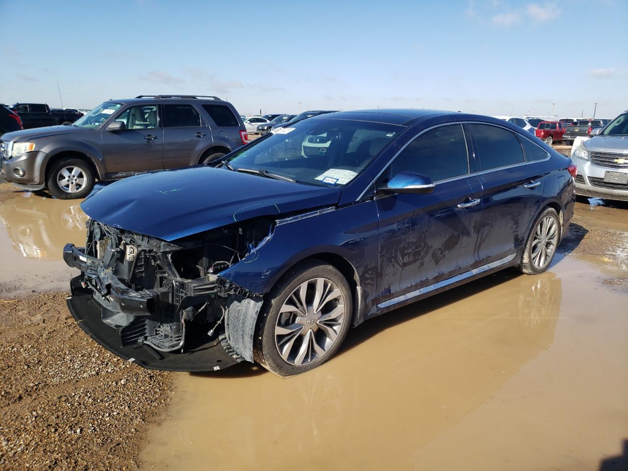 Image 1 of 2015 HYUNDAI SONATA SPORT 2015 with VIN 5NPE34AB9FH134991