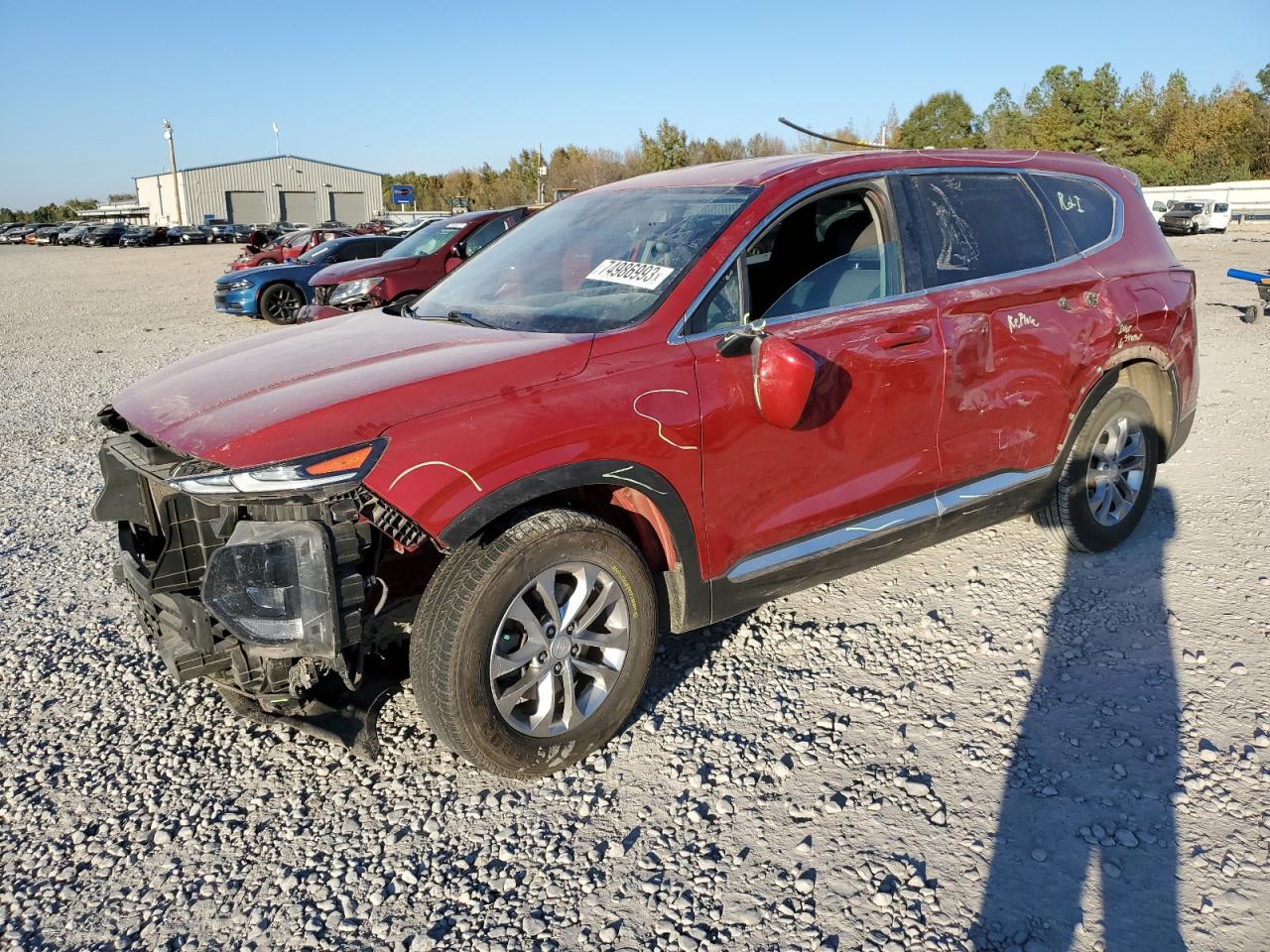 Image 1 of 2020 HYUNDAI SANTA FE SE 2020 with VIN 5NMS23AD7LH157132