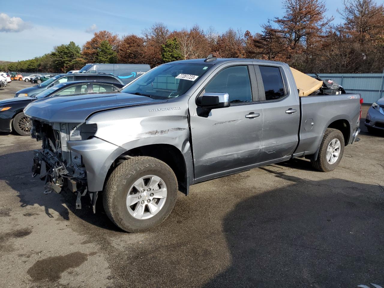 Изображение 1 2021 CHEVROLET SILVERADO K1500 LT 2021 с VIN 1GCRYDEK8MZ163336