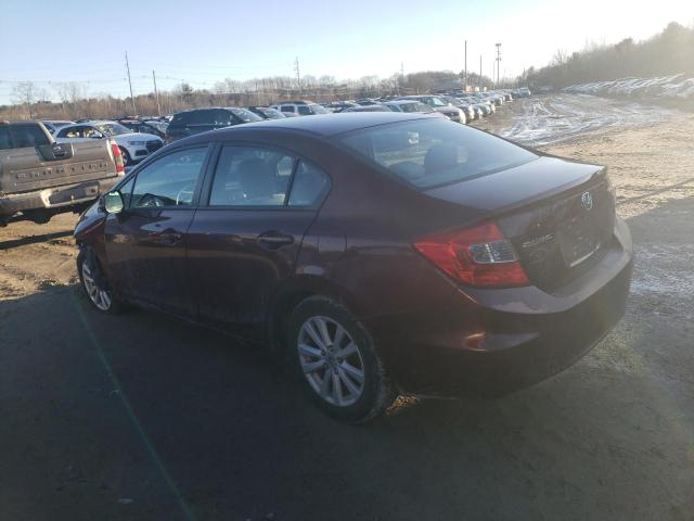 Image 2 of 2012 HONDA CIVIC EX 2012 with VIN 2HGFB2F86CH590610