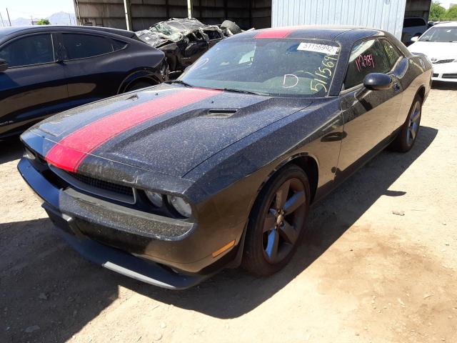 Image 2 of 2012 DODGE CHALLENGER SXT 2012 with VIN 2C3CDYAG7CH285926