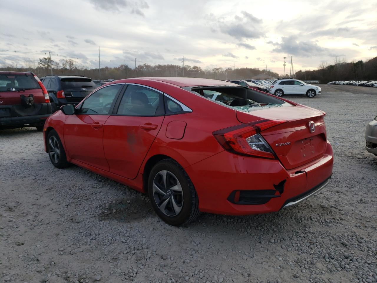 Image 2 of 2020 HONDA CIVIC LX 2020 with VIN 2HGFC2F61LH511338