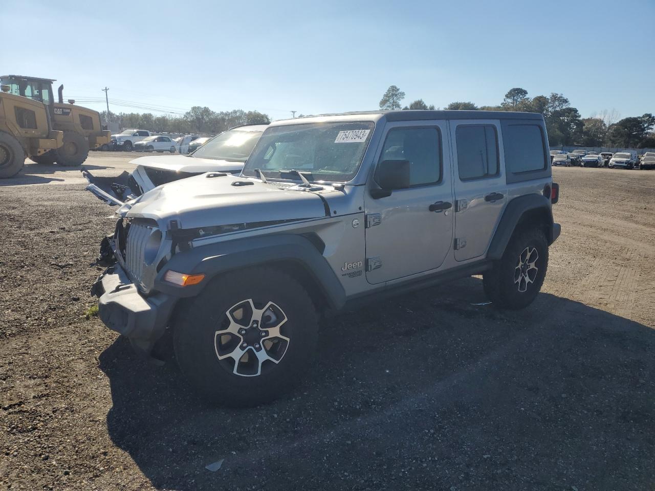 Image 1 of 2018 JEEP WRANGLER UNLIMITED SPORT 2018 with VIN 1C4HJXDN9JW202266